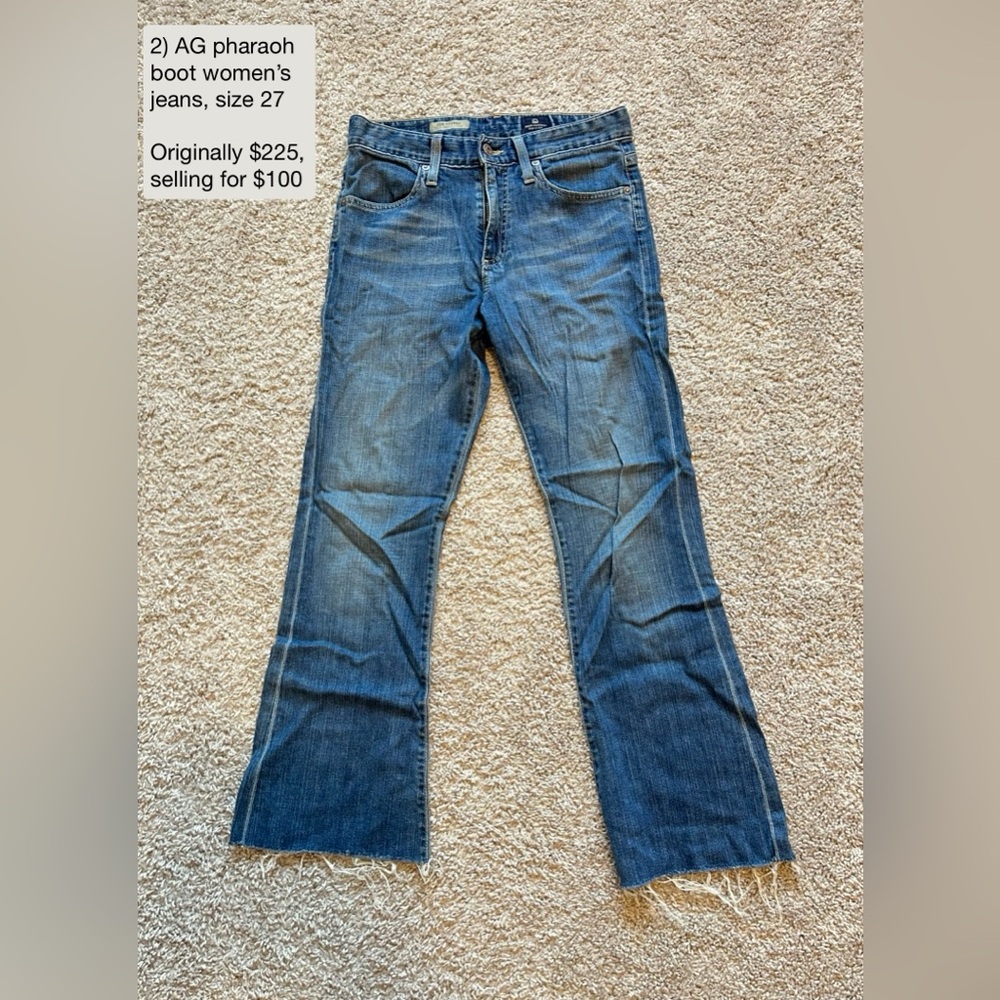 AG Adriano Goldschmied Women's Jeans- Blue